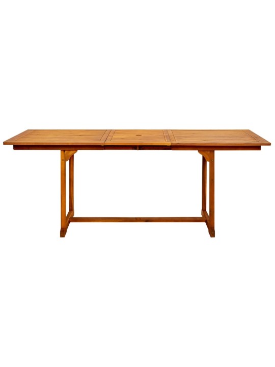 Zahradní jídelní stůl (150–200) x 100 x 75 cm masivní akácie
