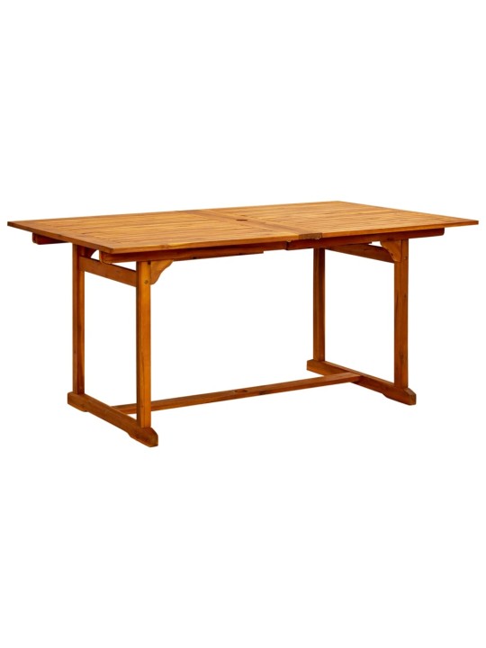 Zahradní jídelní stůl (160–240) x 100 x 75 cm masivní akácie