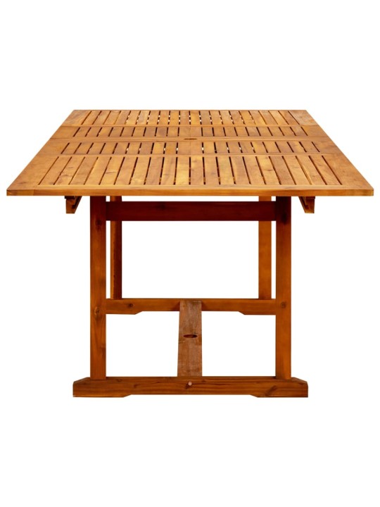Zahradní jídelní stůl (160–240) x 100 x 75 cm masivní akácie