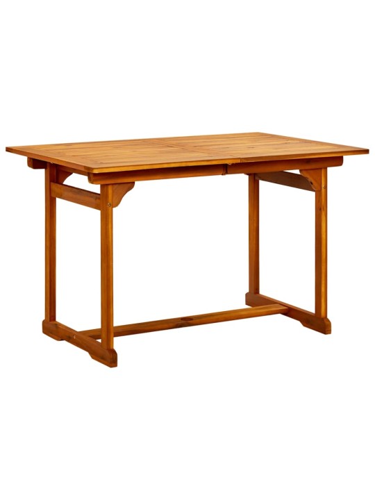 Zahradní jídelní stůl (120–170) x 80 x 75 cm masivní akácie