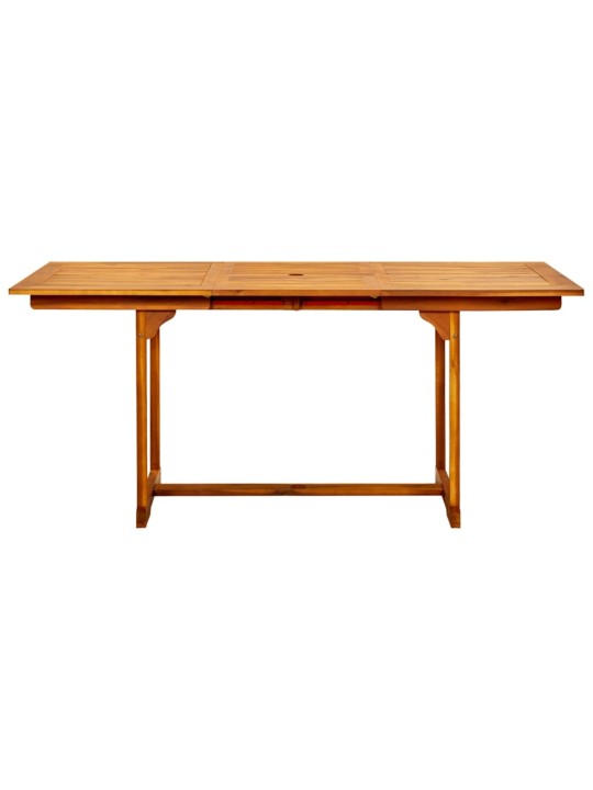 Zahradní jídelní stůl (120–170) x 80 x 75 cm masivní akácie