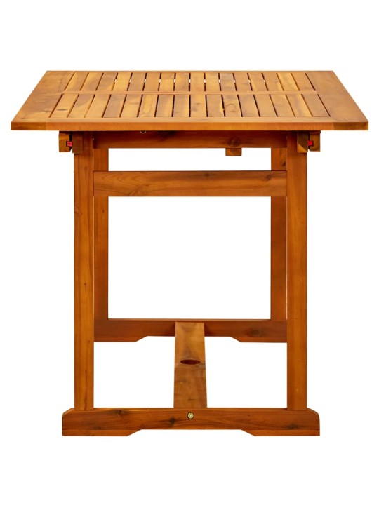 Zahradní jídelní stůl (120–170) x 80 x 75 cm masivní akácie