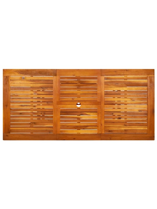 Zahradní jídelní stůl (120–170) x 80 x 75 cm masivní akácie
