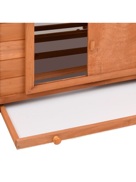 Kurník 150 x 96 x 110 cm masivní jedlové dřevo