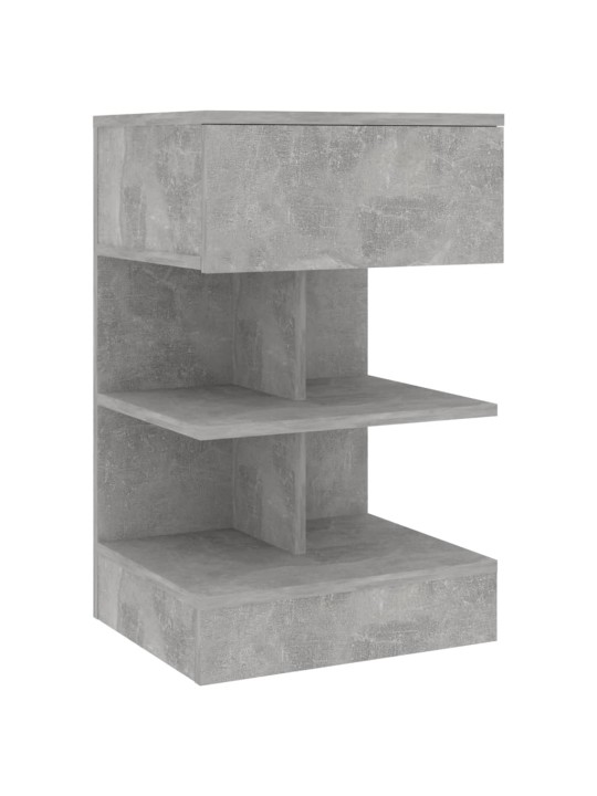 Noční stolky 2 ks betonově šedé 40 x 35 x 65 cm