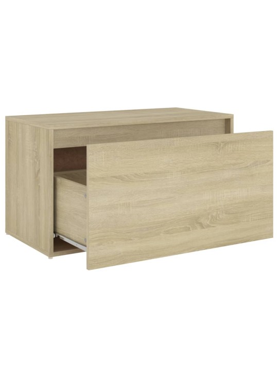 Lavice do předsíně 80 x 40 x 45 cm dub sonoma kompozitní dřevo