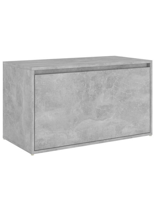 Lavice do předsíně 80x40x45 cm betonově šedá kompozitní dřevo