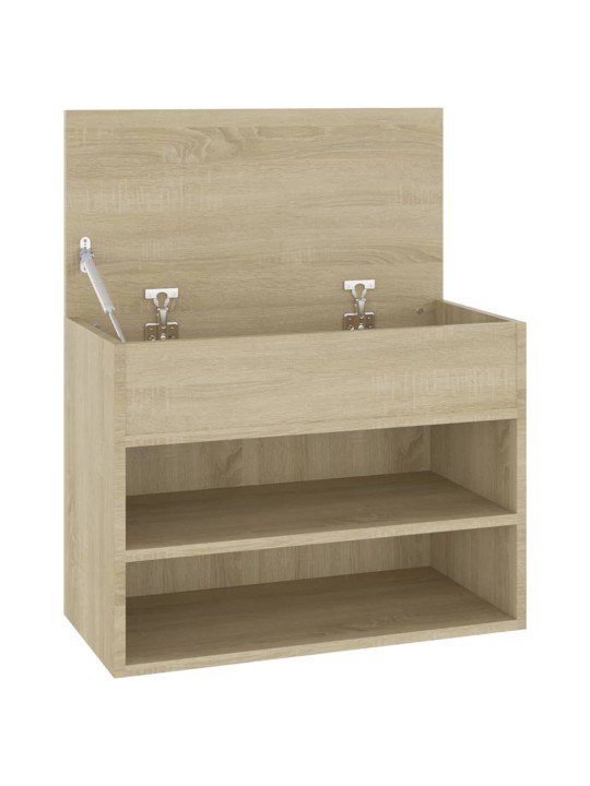 Lavice s botníkem dub sonoma 60 x 30 x 45 cm kompozitní dřevo