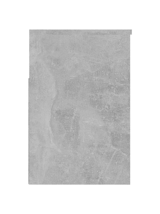 Lavice s botníkem betonově šedá 60x30x45 cm kompozitní dřevo