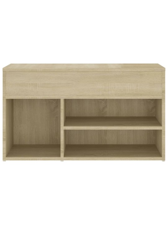 Lavice s botníkem dub sonoma 80 x 30 x 45 cm kompozitní dřevo
