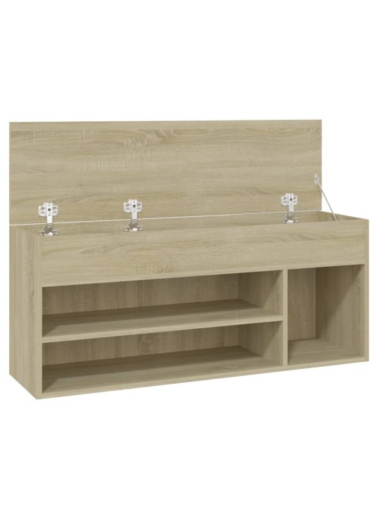 Lavice s botníkem dub sonoma 105 x 30 x 45 cm kompozitní dřevo