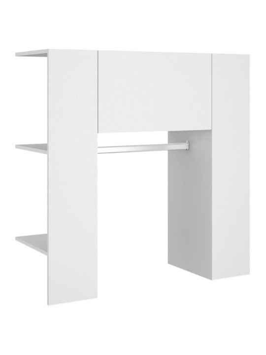 Skříň do předsíně bílá 97,5 x 37 x 99 cm kompozitní dřevo