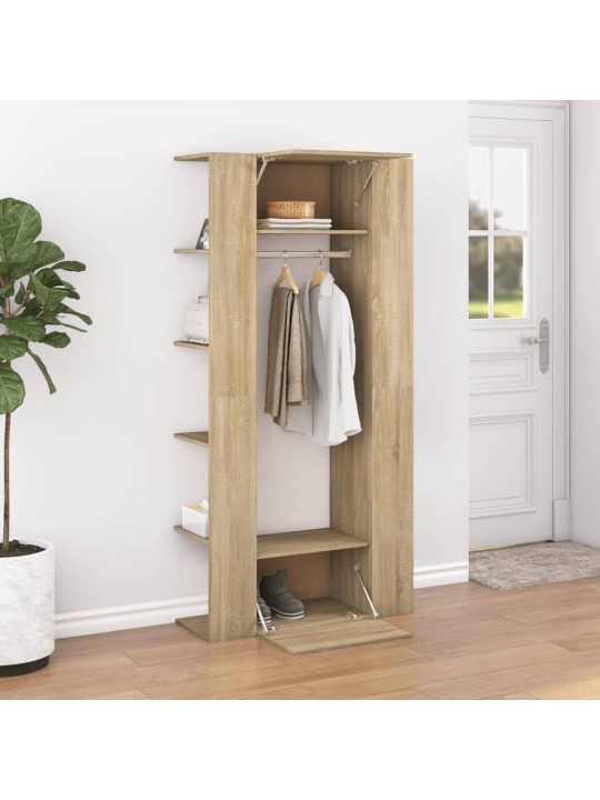 Skříň do předsíně dub sonoma 97,5 x 37 x 99 cm kompozitní dřevo