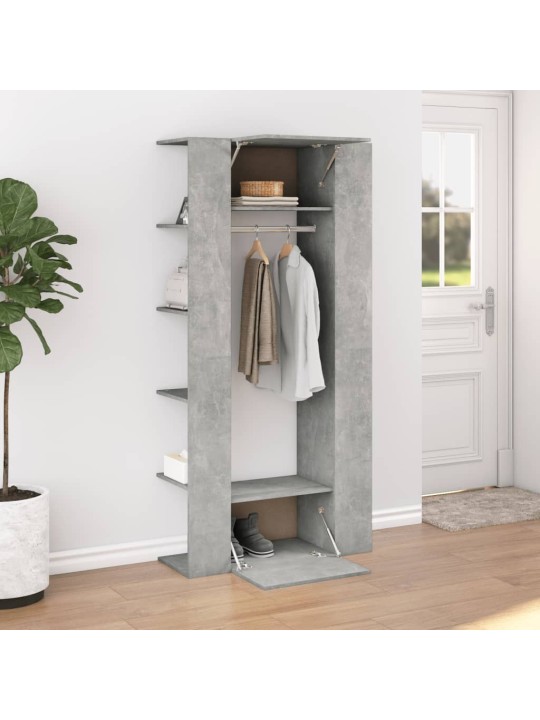 Skříň do předsíně betonově šedá 97,5x37x99 cm kompozitní dřevo