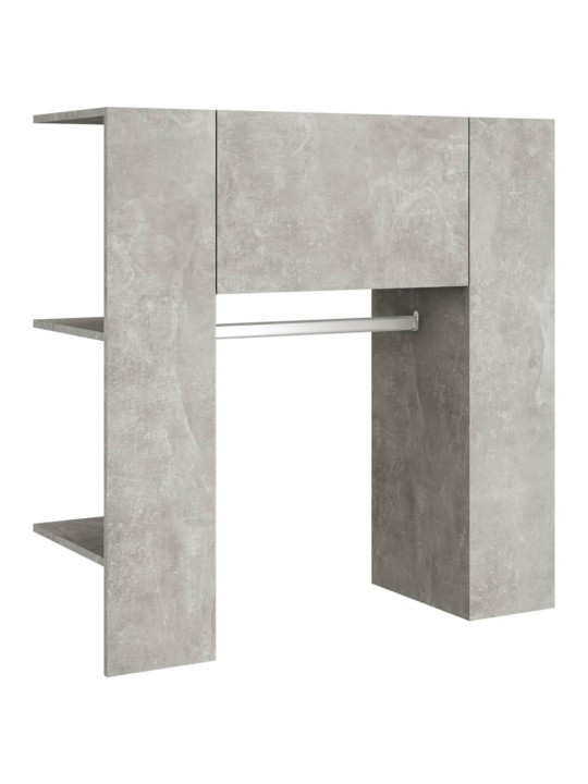 Skříň do předsíně betonově šedá 97,5x37x99 cm kompozitní dřevo