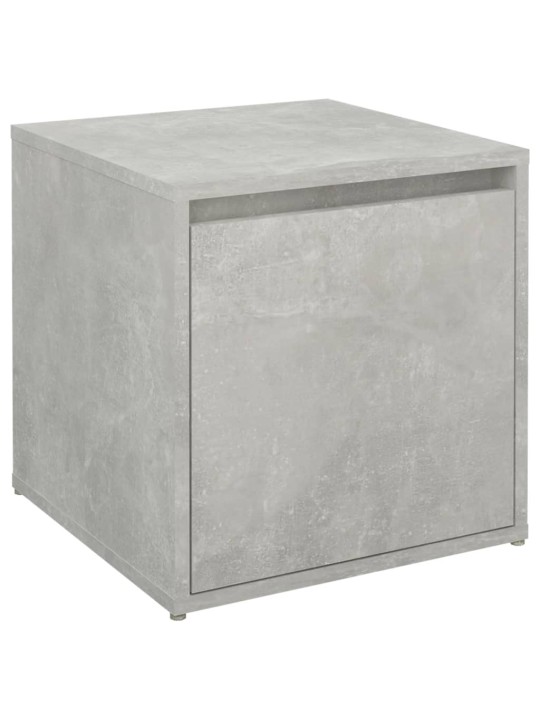 Úložný box se zásuvkou betonově šedý 40,5 x 40 x 40 cm kompozit