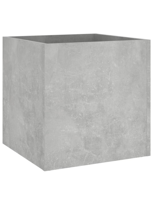 Truhlík betonově šedý 40 x 40 x 40 cm kompozitní dřevo