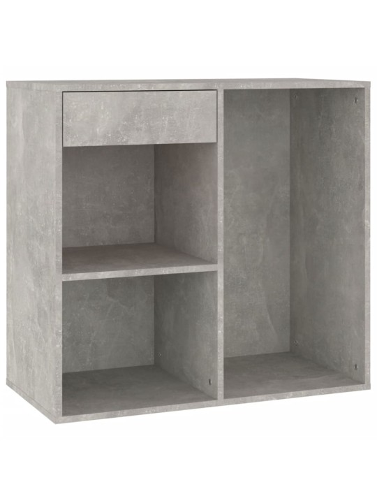 Kosmetická skříňka betonově šedá 80x40x75 cm kompozitní dřevo