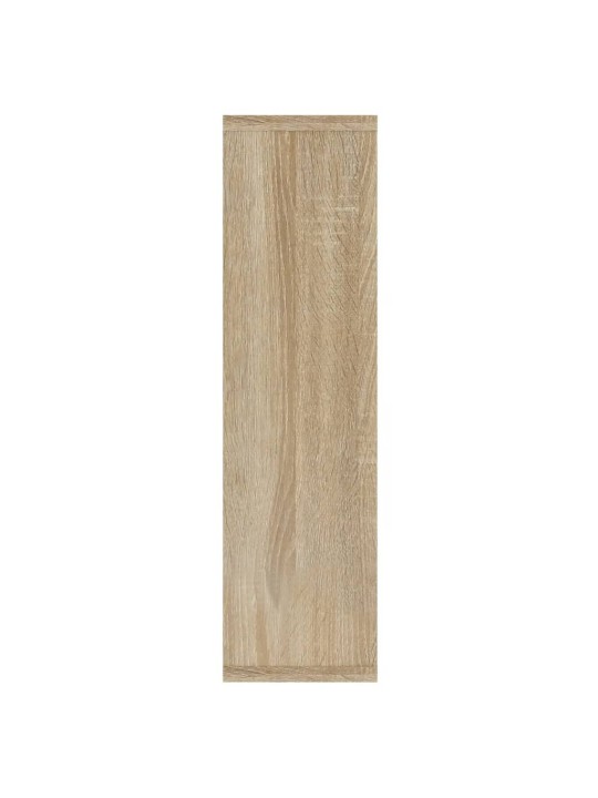 Zrcadlová skříňka s LED dub sonoma 76x15x55 cm
