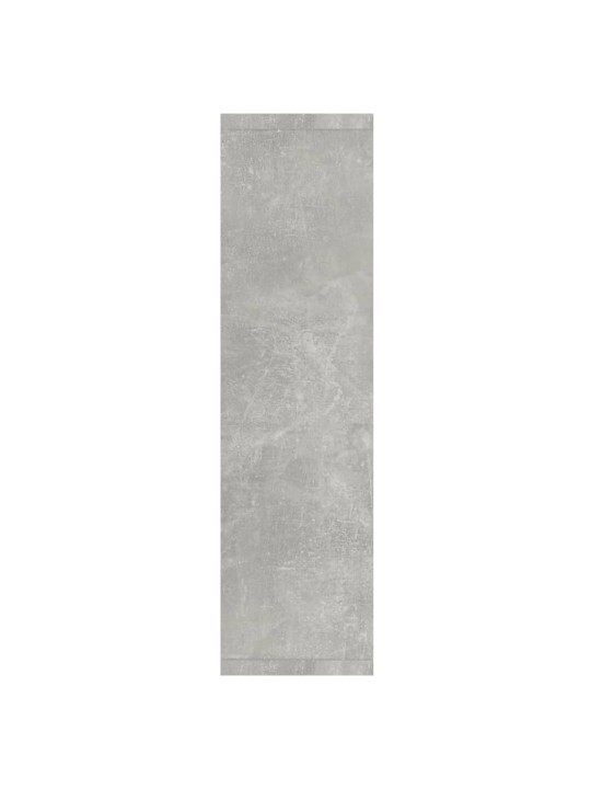 Zrcadlová skříňka s LED betonově šedá 76 x 15 x 55 cm