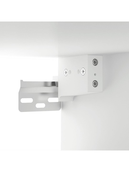 Zrcadlová skříňka s LED bílá 91 x 15 x 76,5 cm