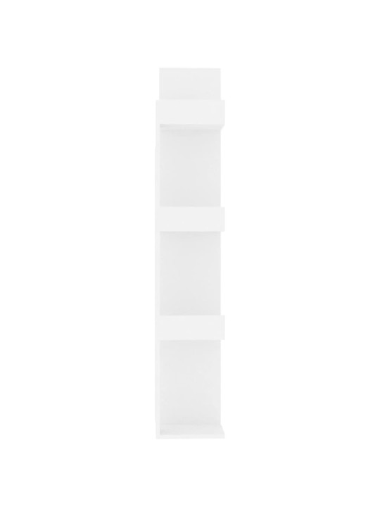 Knihovna bílá 48 x 25,5 x 140 cm kompozitní dřevo