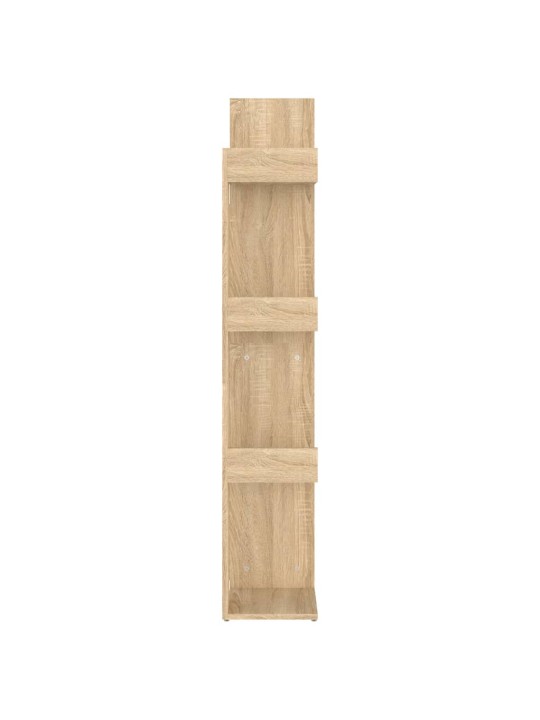 Knihovna dub sonoma 48 x 25,5 x 140 cm kompozitní dřevo