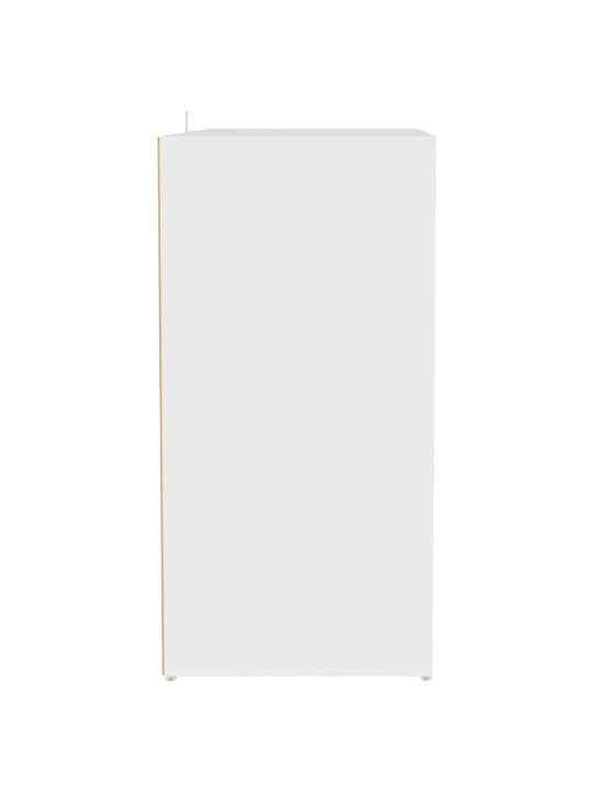 Botník bílý 60 x 35 x 70 cm kompozitní dřevo