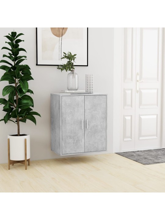 Botník betonově šedý 60 x 35 x 70 cm kompozitní dřevo