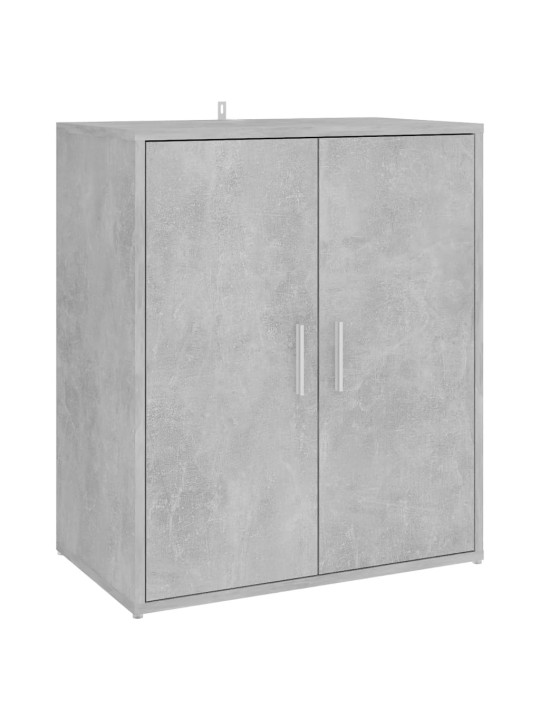 Botník betonově šedý 60 x 35 x 70 cm kompozitní dřevo