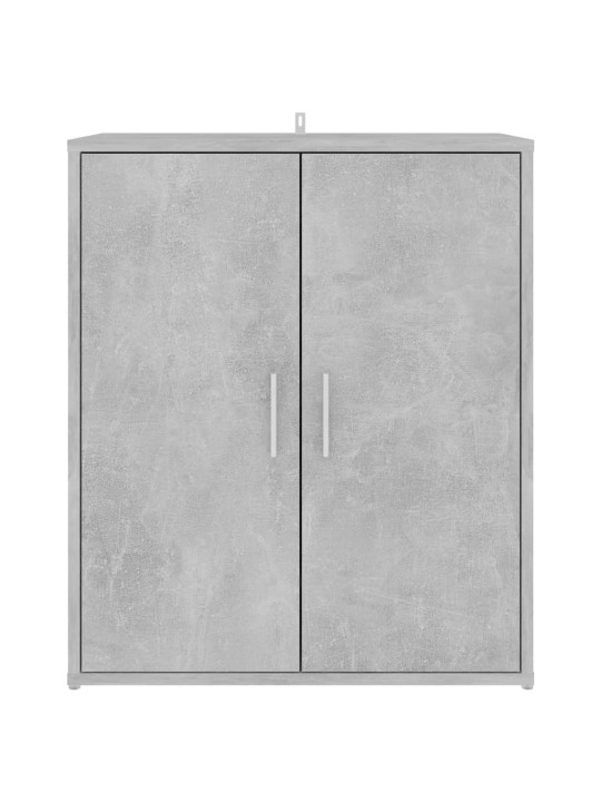 Botník betonově šedý 60 x 35 x 70 cm kompozitní dřevo