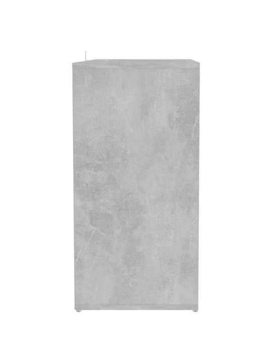 Botník betonově šedý 60 x 35 x 70 cm kompozitní dřevo