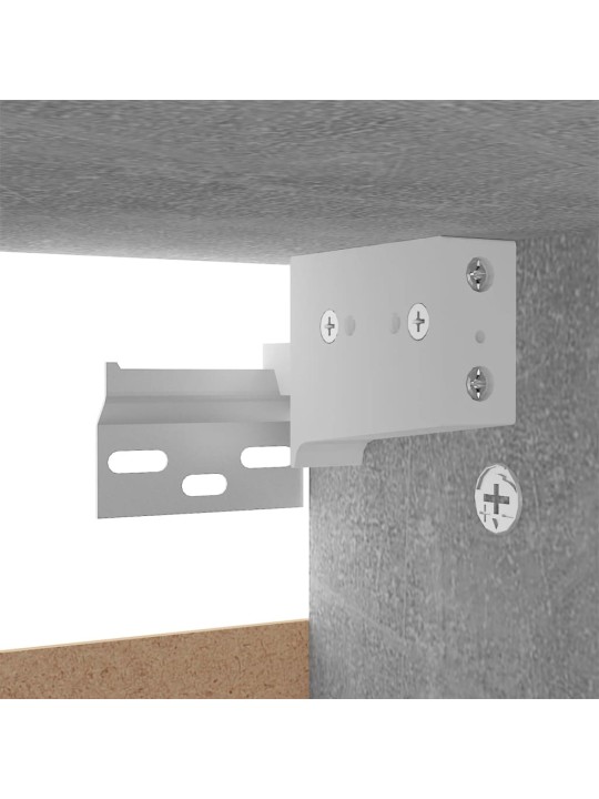 Botník betonově šedý 60 x 35 x 70 cm kompozitní dřevo