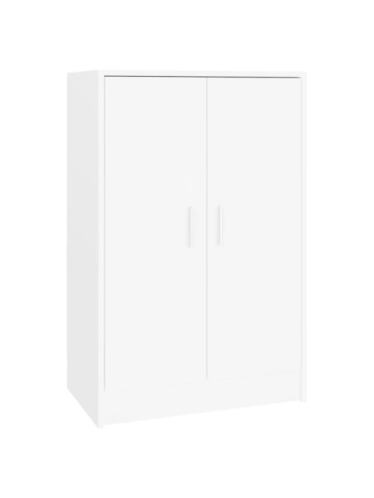 Botník bílý 60 x 35 x 92 cm kompozitní dřevo