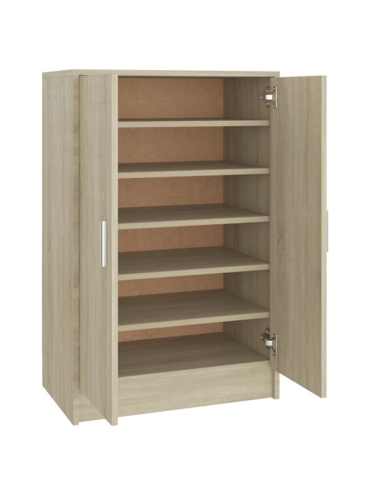Botník dub sonoma 60 x 35 x 92 cm kompozitní dřevo
