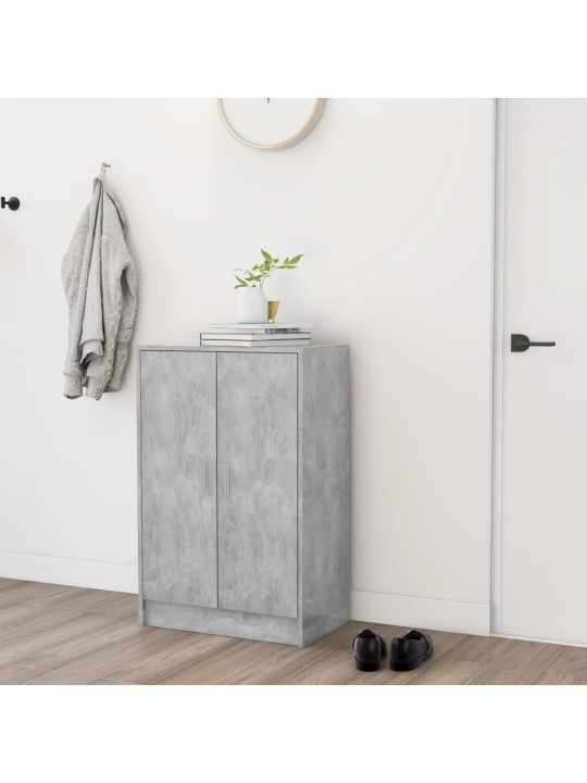 Botník betonově šedý 60 x 35 x 92 cm kompozitní dřevo