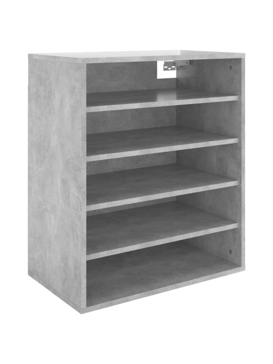 Botník betonově šedý 60 x 35 x 70 cm kompozitní dřevo