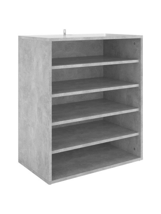 Botník betonově šedý 60 x 35 x 70 cm kompozitní dřevo