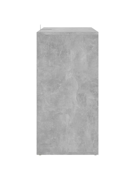 Botník betonově šedý 60 x 35 x 70 cm kompozitní dřevo