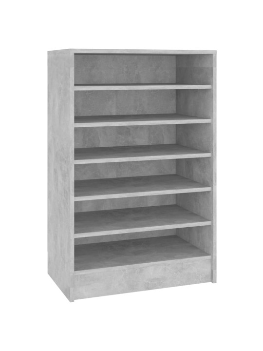 Botník betonově šedý 60 x 35 x 92 cm kompozitní dřevo