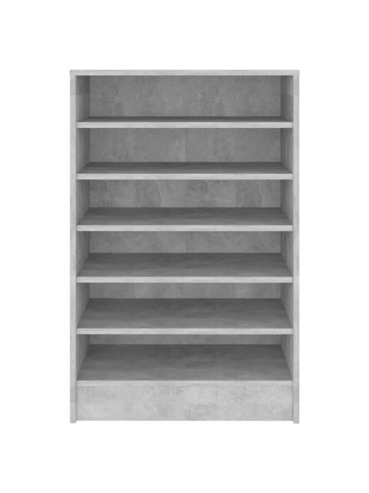 Botník betonově šedý 60 x 35 x 92 cm kompozitní dřevo