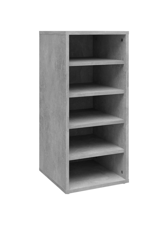 Botníky 2 ks betonově šedé 31,5 x 35 x 70 cm kompozitní dřevo
