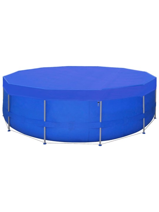 Krycí plachty na bazén 2 ks PE kulaté 540 cm 90 g/m²