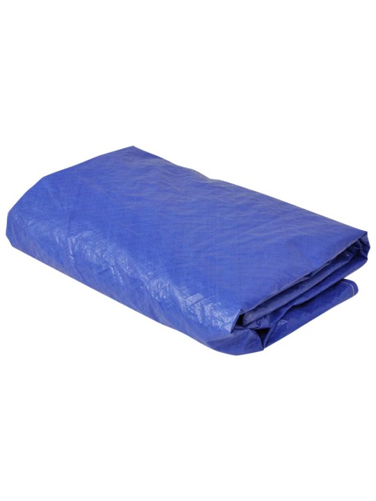 Krycí plachty na bazén 2 ks PE kulaté 540 cm 90 g/m²