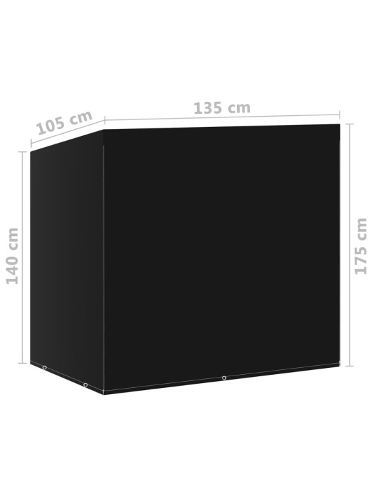 Plachty na zahradní houpačku 2 ks 6 oček 135 x 105 x 175 cm