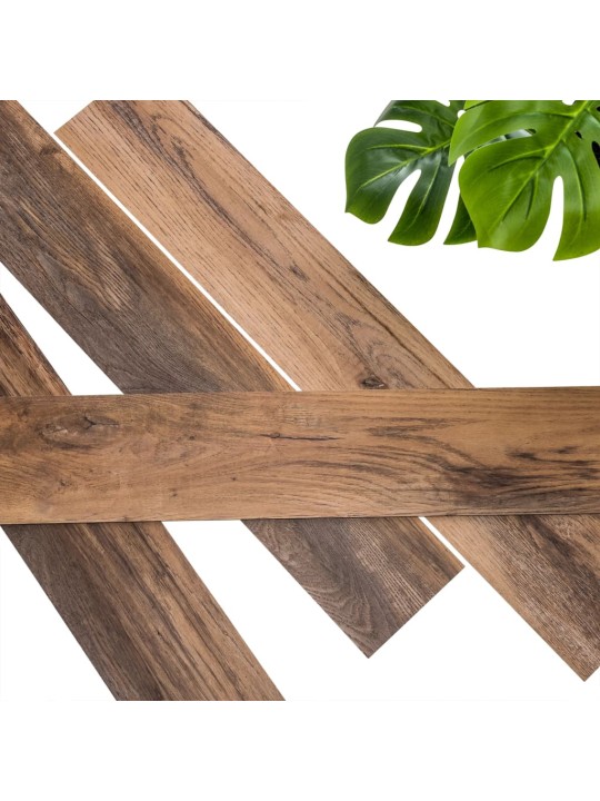 3082861 WallArt 30 ks prken se vzhledem dřeva Barnwood Dub Umber Brown
