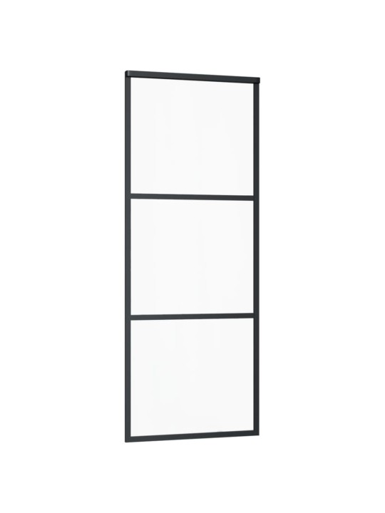 Posuvné dveře s kováním ESG sklo a hliník 76 x 205 cm