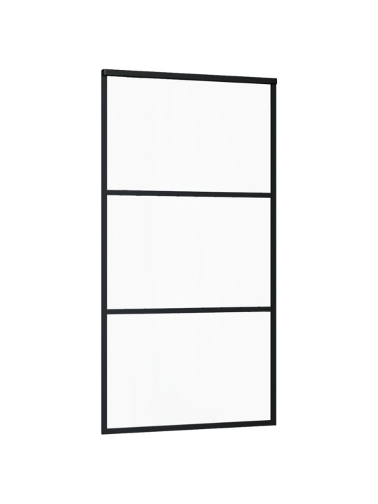 Posuvné dveře s kováním ESG sklo a hliník 102 x 205 cm