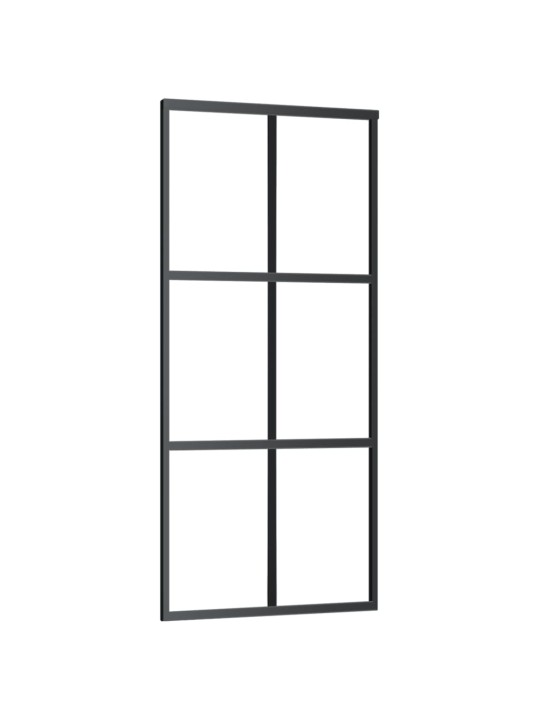 Posuvné dveře s kováním ESG sklo a hliník 90 x 205 cm