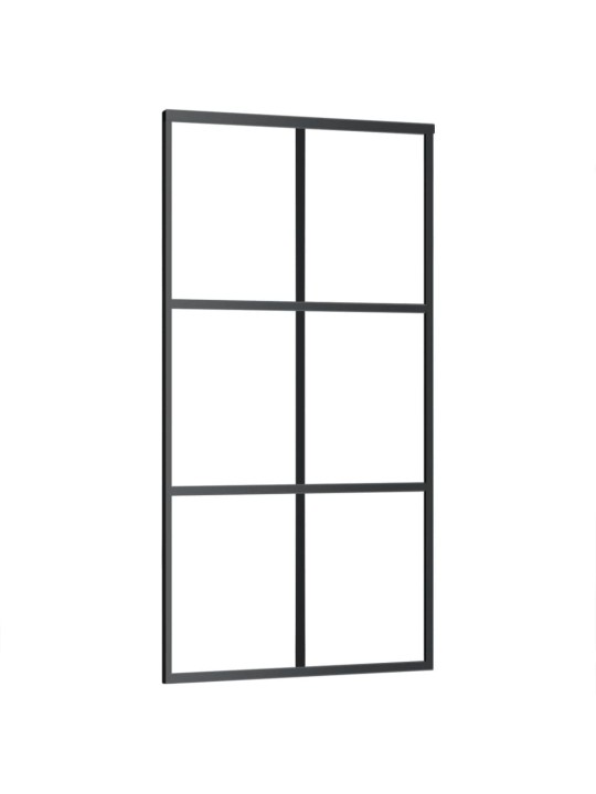 Posuvné dveře s kováním ESG sklo a hliník 102 x 205 cm